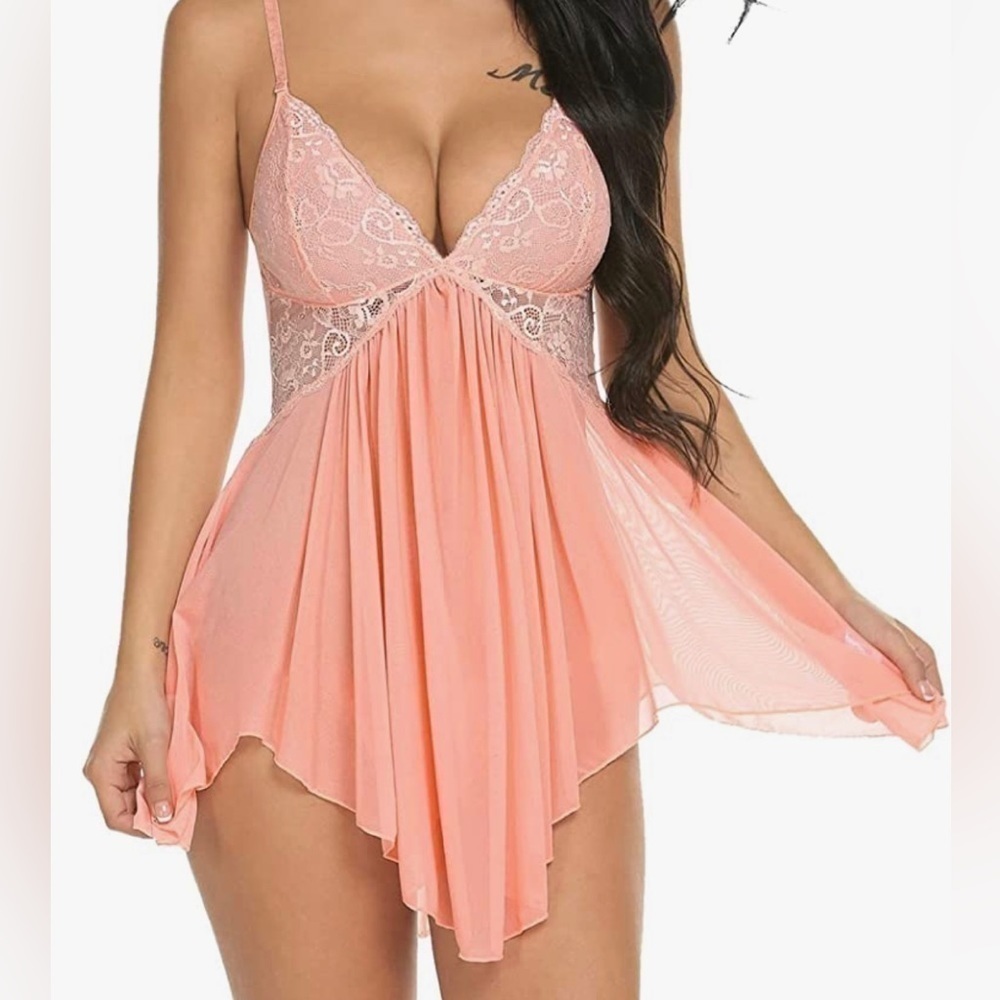 AVID love Babydoll Sexy Nighty Chemise Small NWT